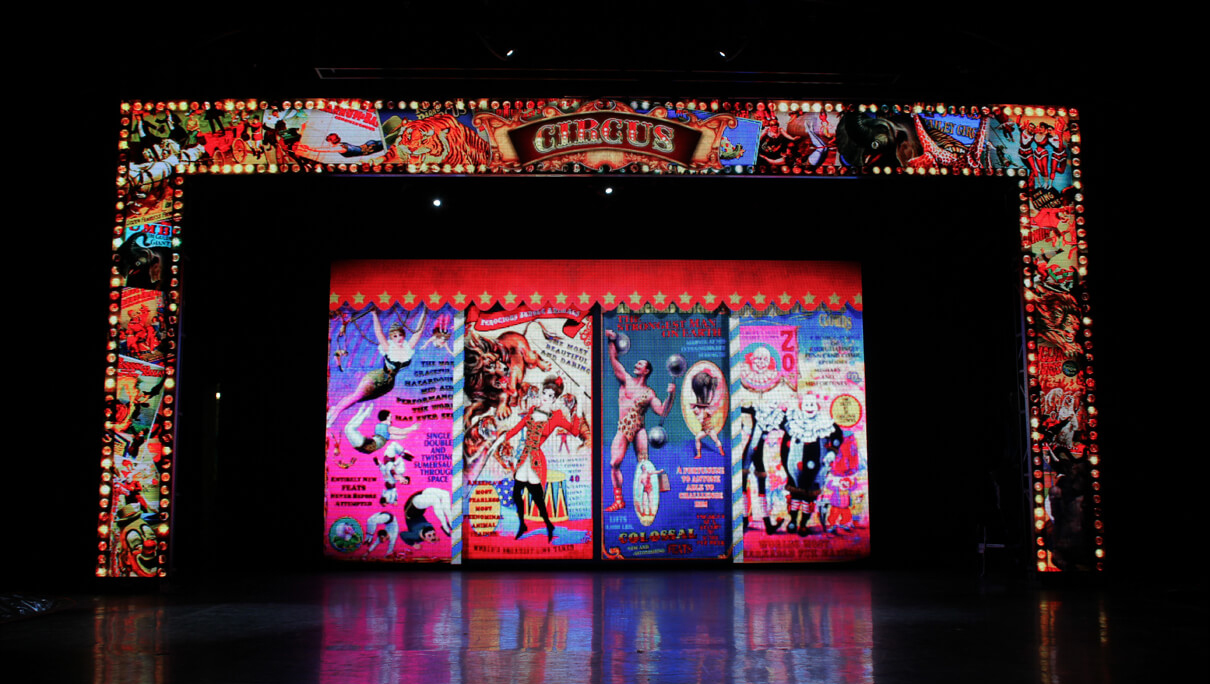 PO Cruises Pacific Jewel Stage LED Screens