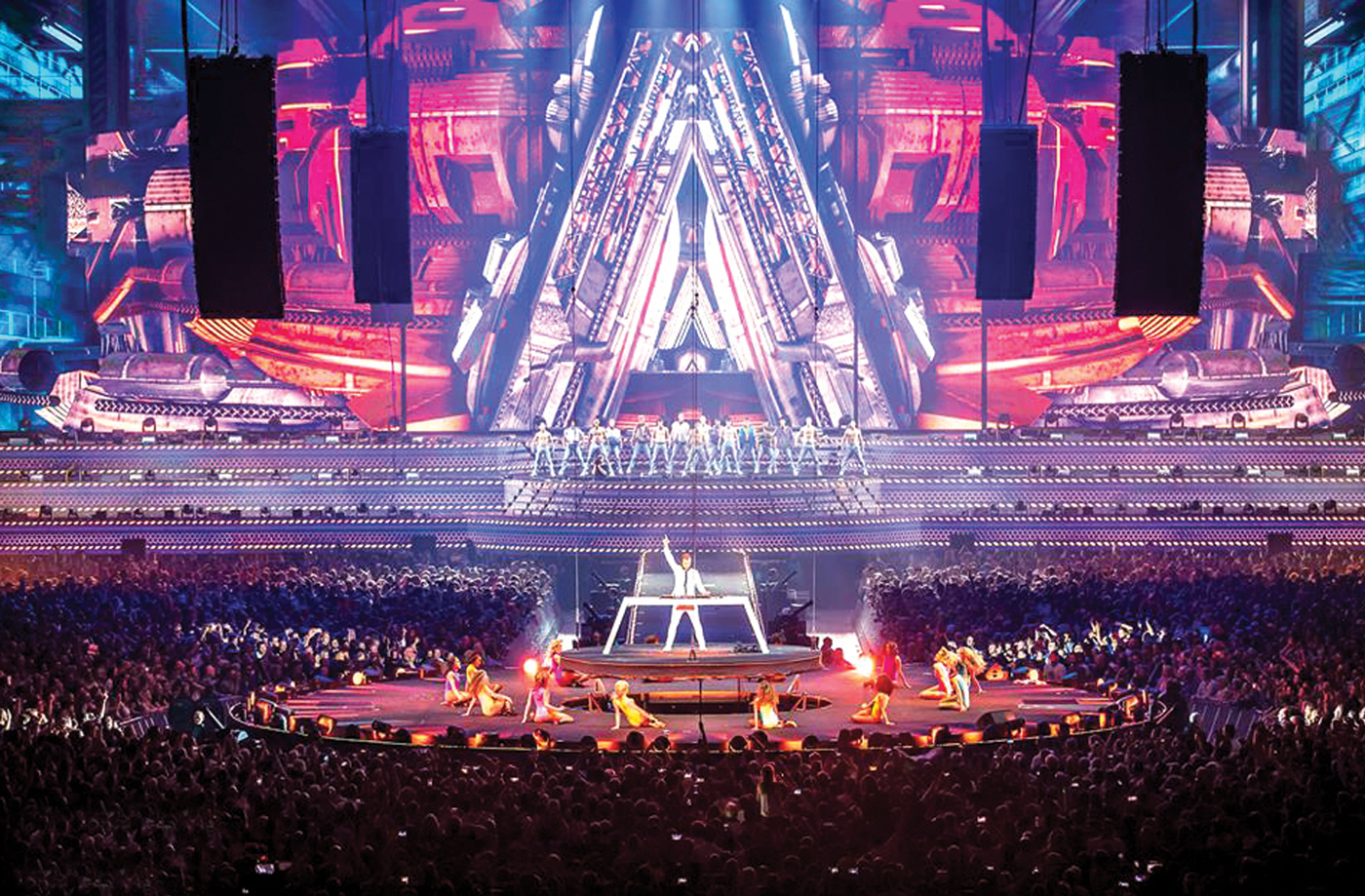 Armin Van Buuren Concert Digital Display LED Screens and LED Mesh