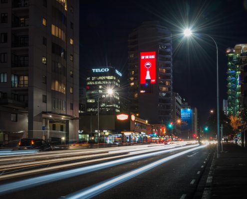 aura victoria new zealand Coca Cola Outdoor LED Billboard Advertising