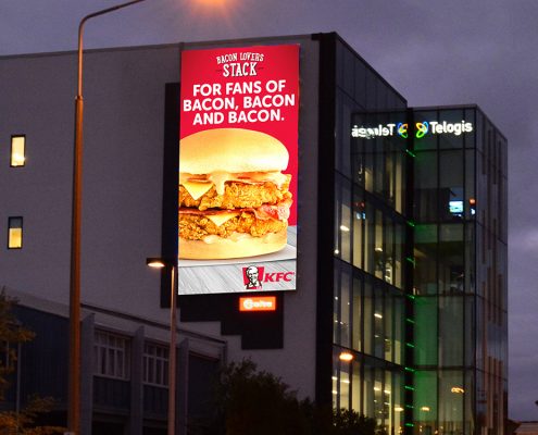 KFC Outdoor Billboard LED Screen Digital Advertising