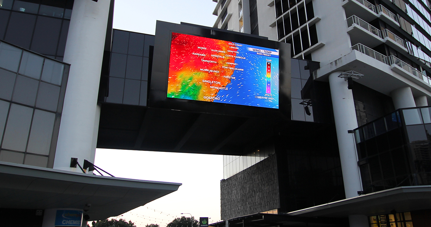 Circle on Cavil Outdoor Billboard LED Screen Digital Advertising