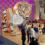 Miss Hong Kong Tiger Artwork LED Screens Digital Display