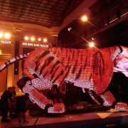Miss Hong Kong Tiger Artwork LED Screens Digital Display