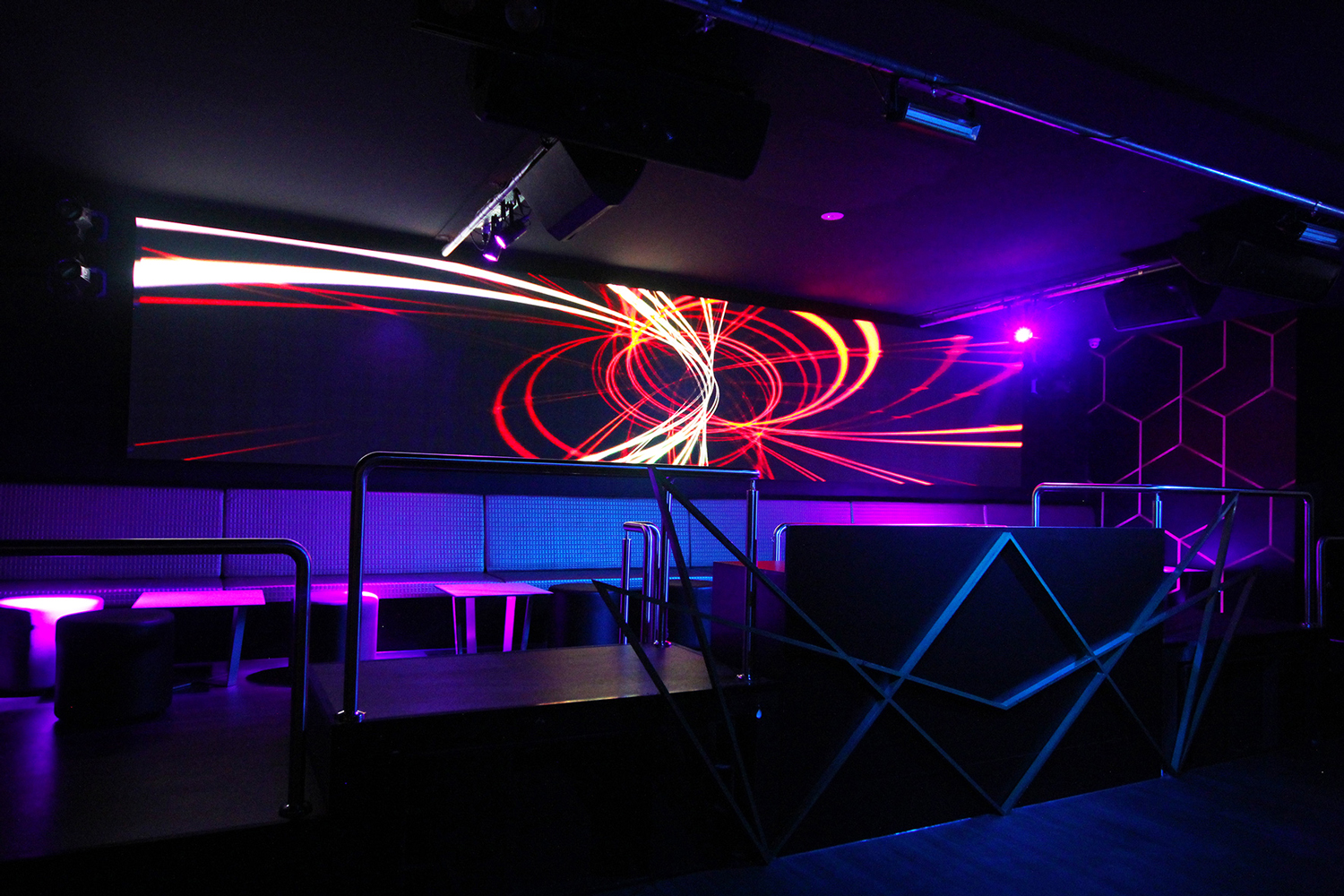 Famous Club Brisbane DJ Booth LED Display
