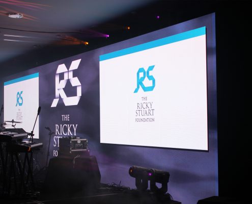 The Ricky Stuart Foundation Event LED Digital Display