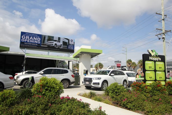 Hoppys Car Wash Digital Billboard Outdoor LED Advertising